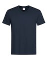 Heren T-shirt V Hals Stedman ST2300 Blue Midnight